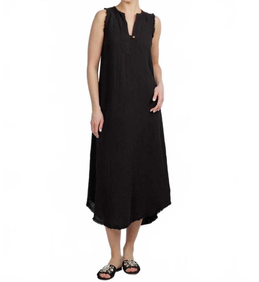 NEW XIRENA preslyn sleeveless maxi dress in black